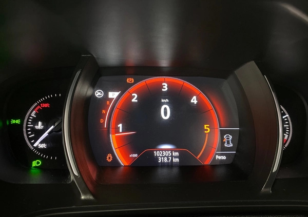Renault Megane cena 57000 przebieg: 102000, rok produkcji 2017 z Lubniewice małe 704